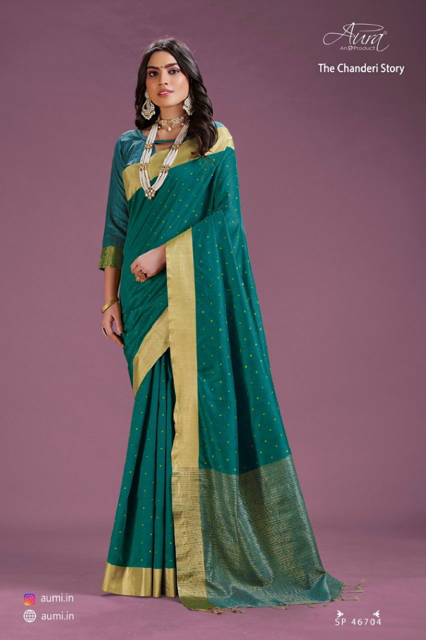 Aura The Chanderi Story Festive Wear Wholesale Designer Sarees
